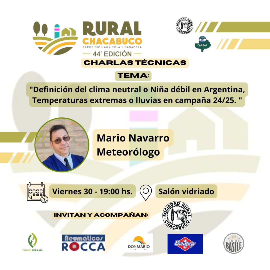 CHARLAS TECNICAS DE LA 44° EXPO RURAL